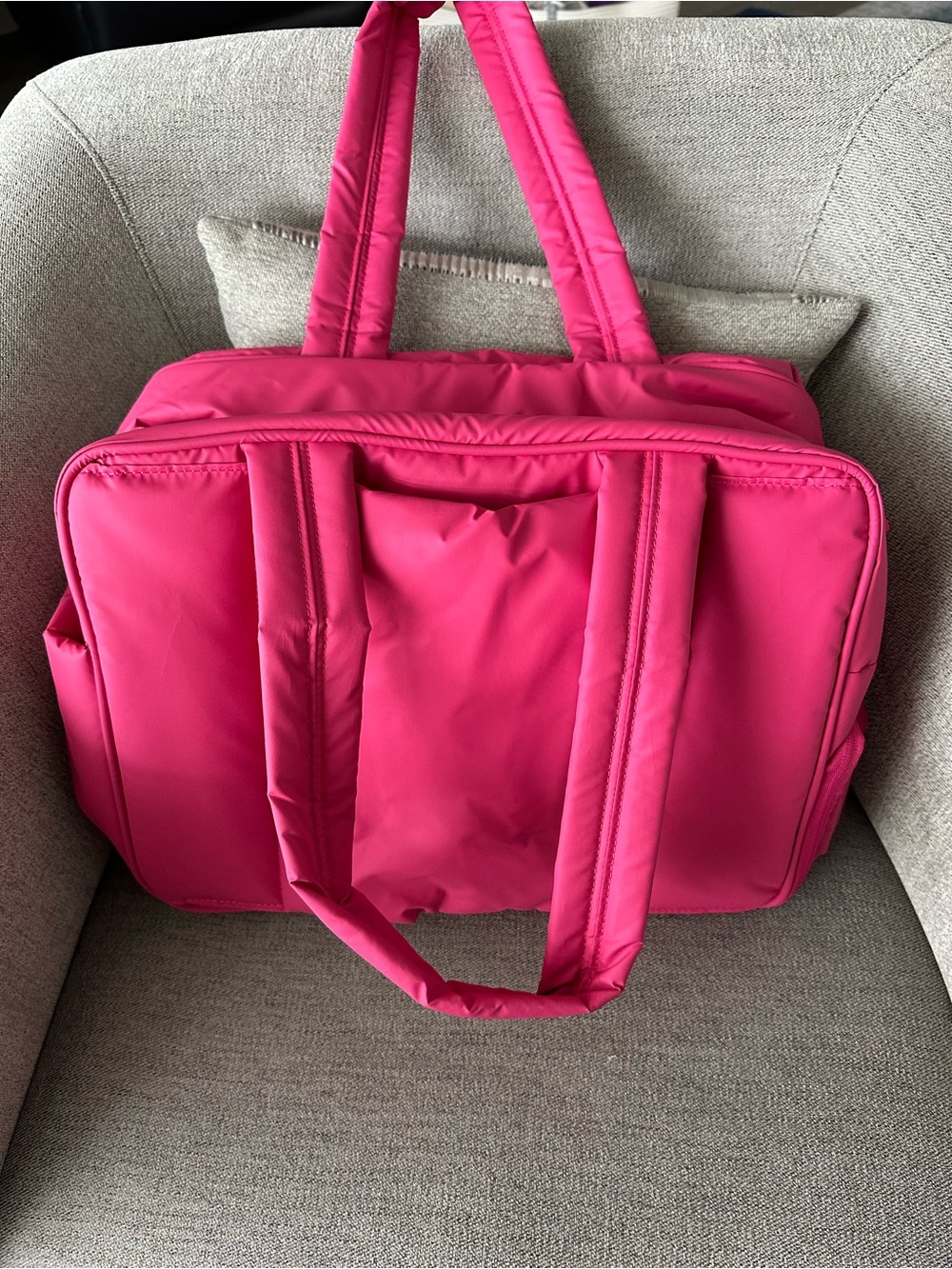 Calpak Luka Duffle in Dragonfruit - Picture 2 of 4